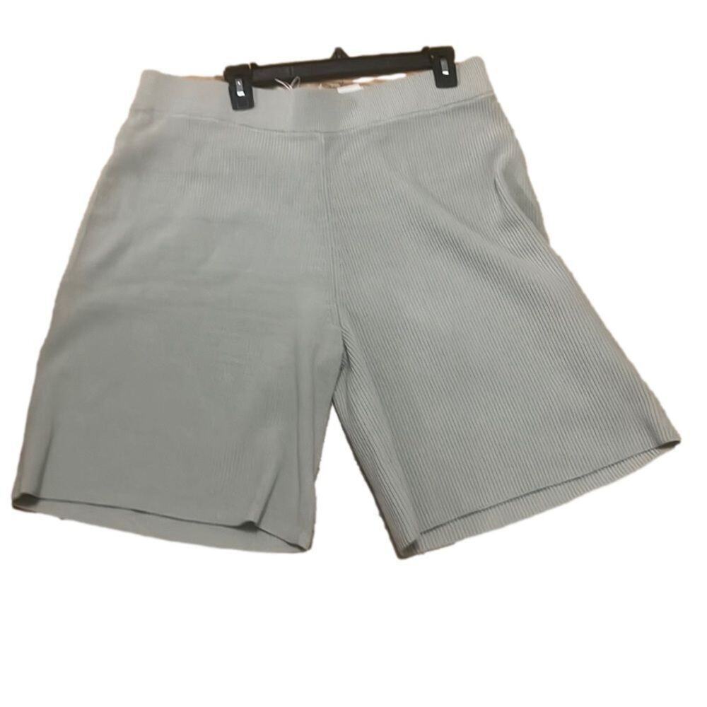 COS NWT RIBBED BIKER SHORTS SIZE L
